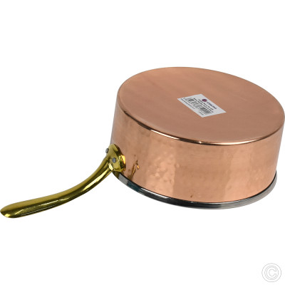 Copper Steel Sauce Pan W/Brass Handle No3 850 ml