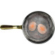 Copper Steel Fry Pan W/Brass Handle No2 530 ml image