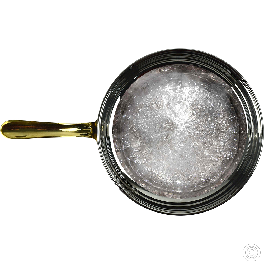 Copper Steel Fry Pan W/Brass Handle No3 850 ml Copper Serveware image