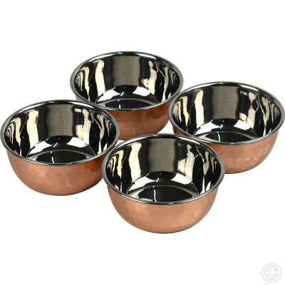 Copper Pickle Set 4 Bowls 480 ml