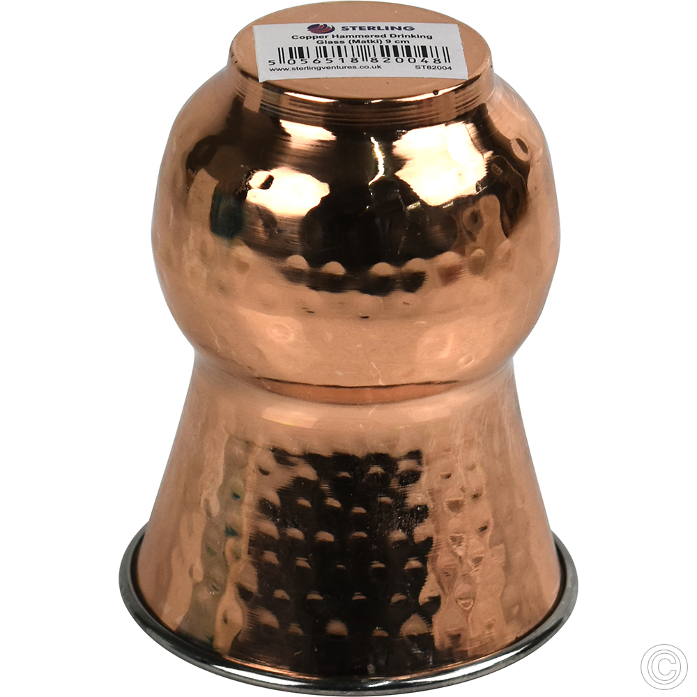 Copper Steel Matki Glass