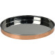 Copper Steel Thali 31cm Copper Serveware image