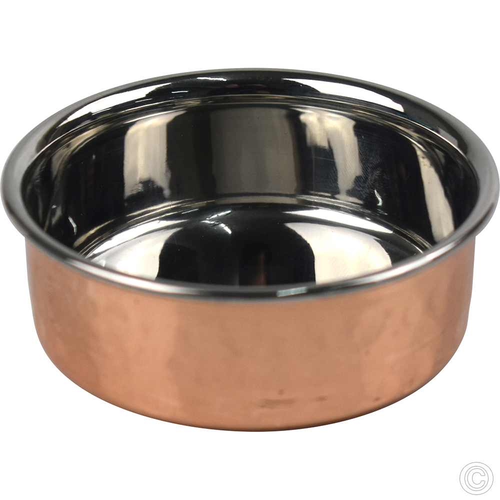 Copper Steel Bowl / Katori 150 ml (suitable for thali)