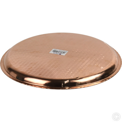 Copper Steel China Plate 28cm