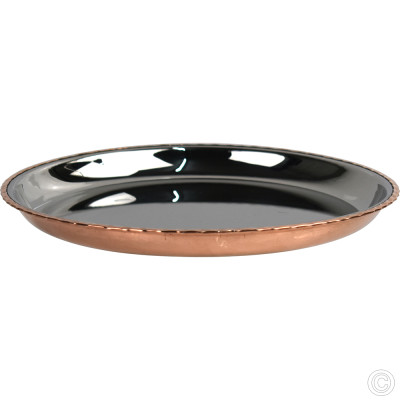 Copper Steel China Plate 18cm