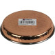 Copper Steel Desert / Halwa Plate Copper Serveware image