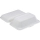Compostable Bagasse Clamshell Lunch Box 600ml 7.5