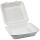 Compostable Bagasse Clamshell Meal Box 9