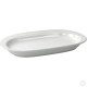 Porcelain Flared Rimmed Oval Platter 320mm 12.5