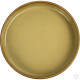 Porcelain Round Stacking Tray 800ML 28Oz Reactive Glaze Brown image