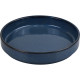 Porcelain Round Stacking Tray 650ML 22Oz Reactive Glaze Blue Crockery image