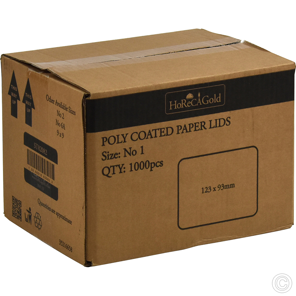 HorecaGold No 1 Lids Heavy Poly 1000 Pack