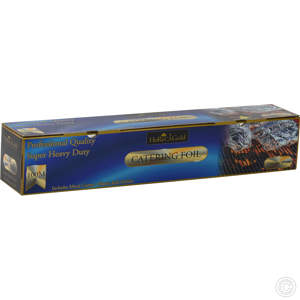 Extra Heavy Duty Catering Foil 100M x 45cm