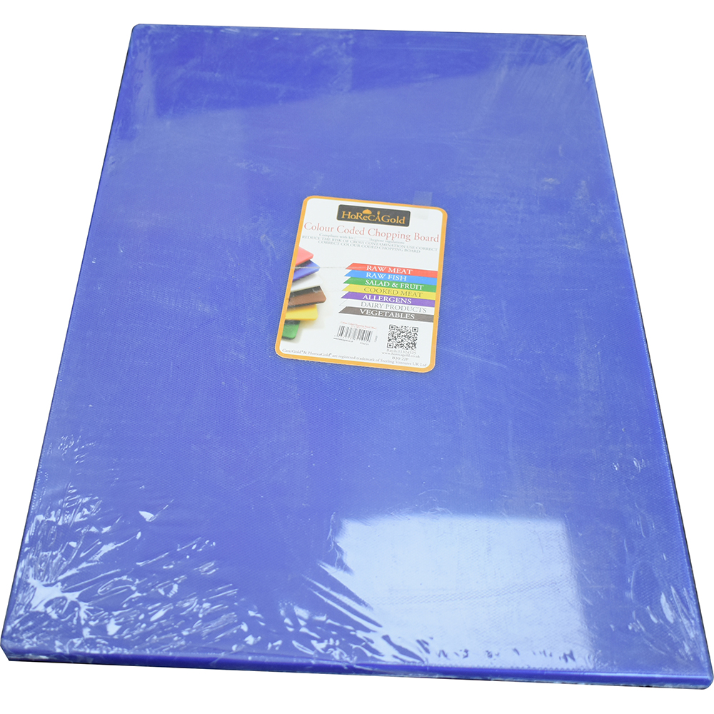 HorecaGold LDPE Chopping Board Blue 45 x 30 x 1cm