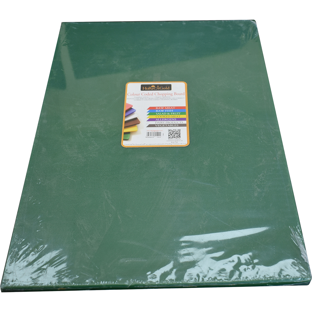 HorecaGold LDPE Chopping Board Green 45 x 30 x 1cm
