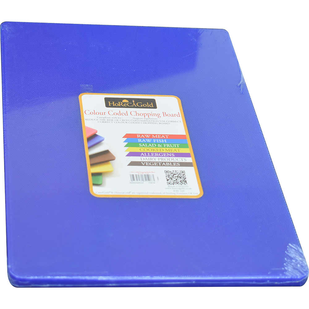 HorecaGold LDPE Chopping Board Blue 30 x 20 x 1cm