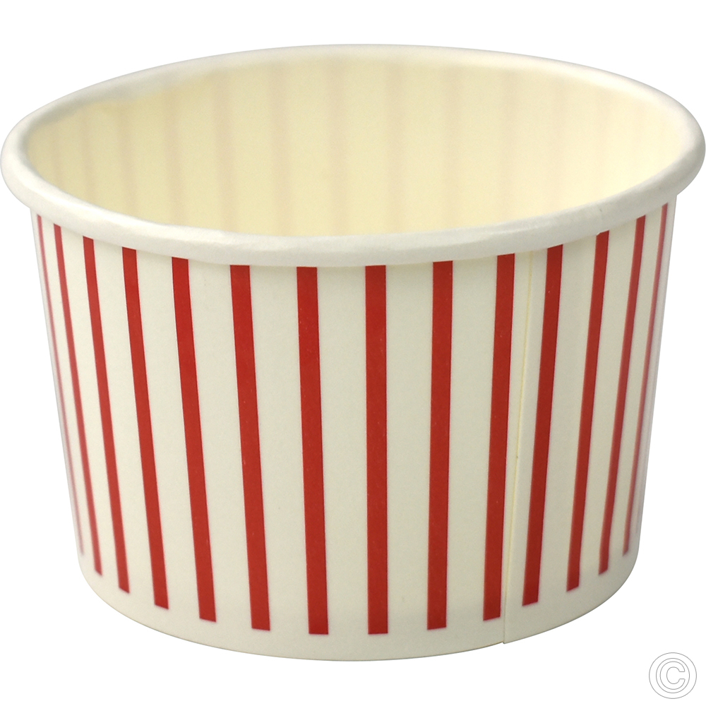 Recyclable Ice Cream Pots 100ml / 3.5oz 50 Pack Kraft Food Containers image