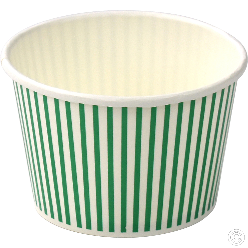 Recyclable Ice Cream Pots 245ml / 8oz 50 Pack Kraft Food Containers image