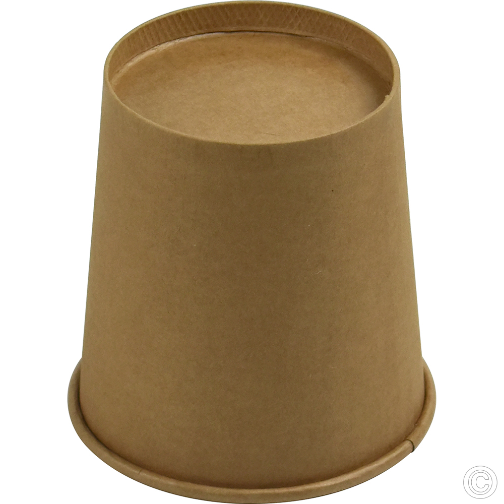 Microwavable Kraft Soup Cups With Lids 453ml (16oz) 25 Pack