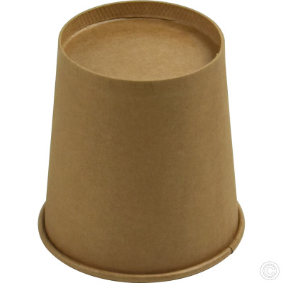 Microwavable Kraft Soup Cups With Lids 453ml (16oz) 25 Pack