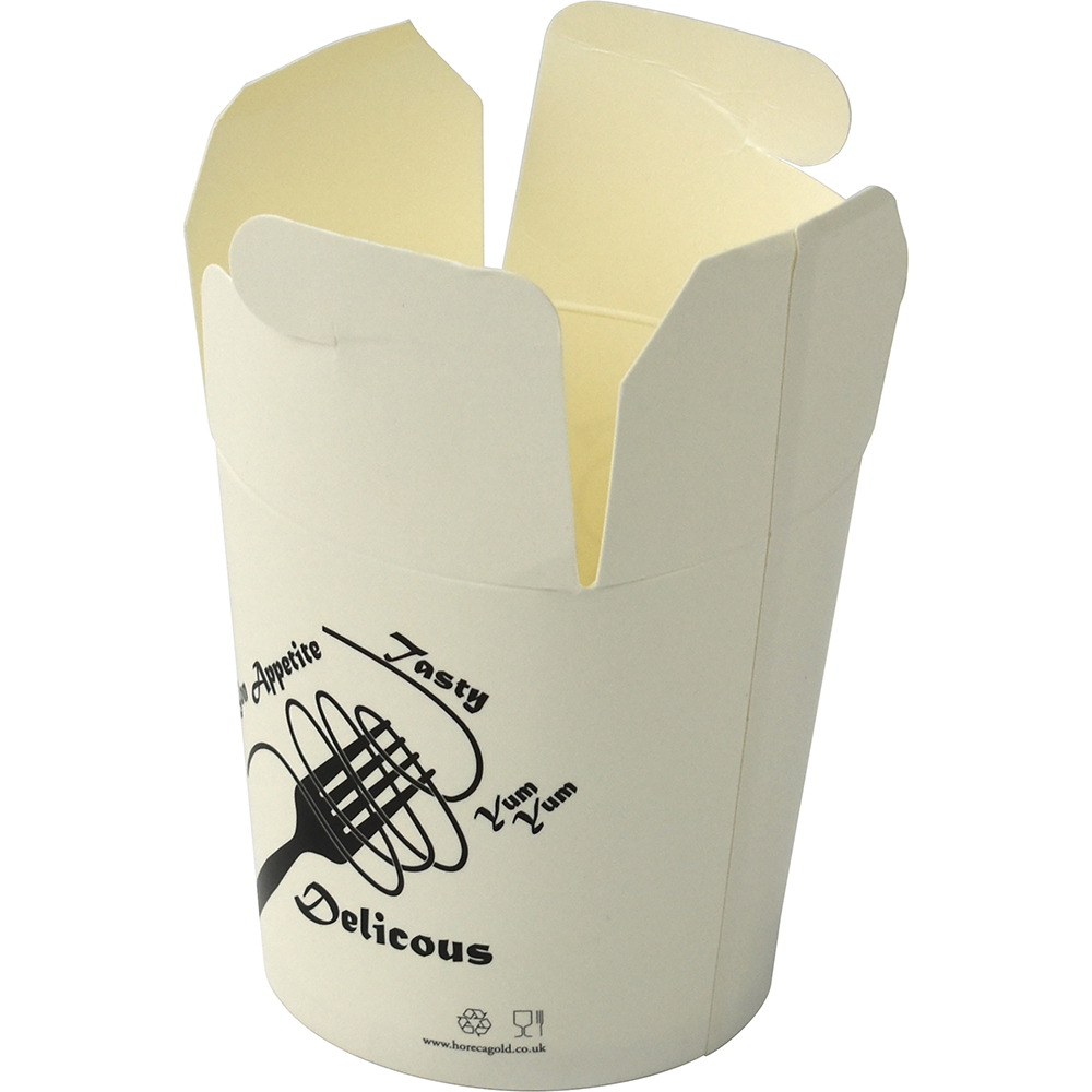 Noodle Box With Tuck Top Lid (FT3) 920ml (32oz) 50 Pack