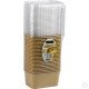 Recyclable Microwavable Kraft Food Container With PET Lid Rectangle 1000ml (35oz) 25 Pack image