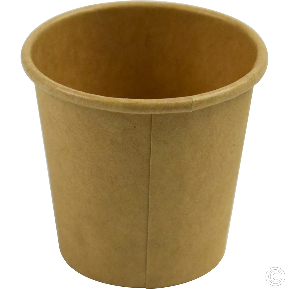 Paper Portion Pot Kraft 28ml/1oz 50 Pack