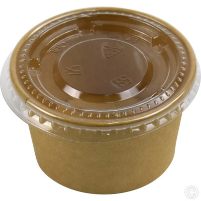 Kraft Paper Portion Pot 56ml/2oz 50 Pack
