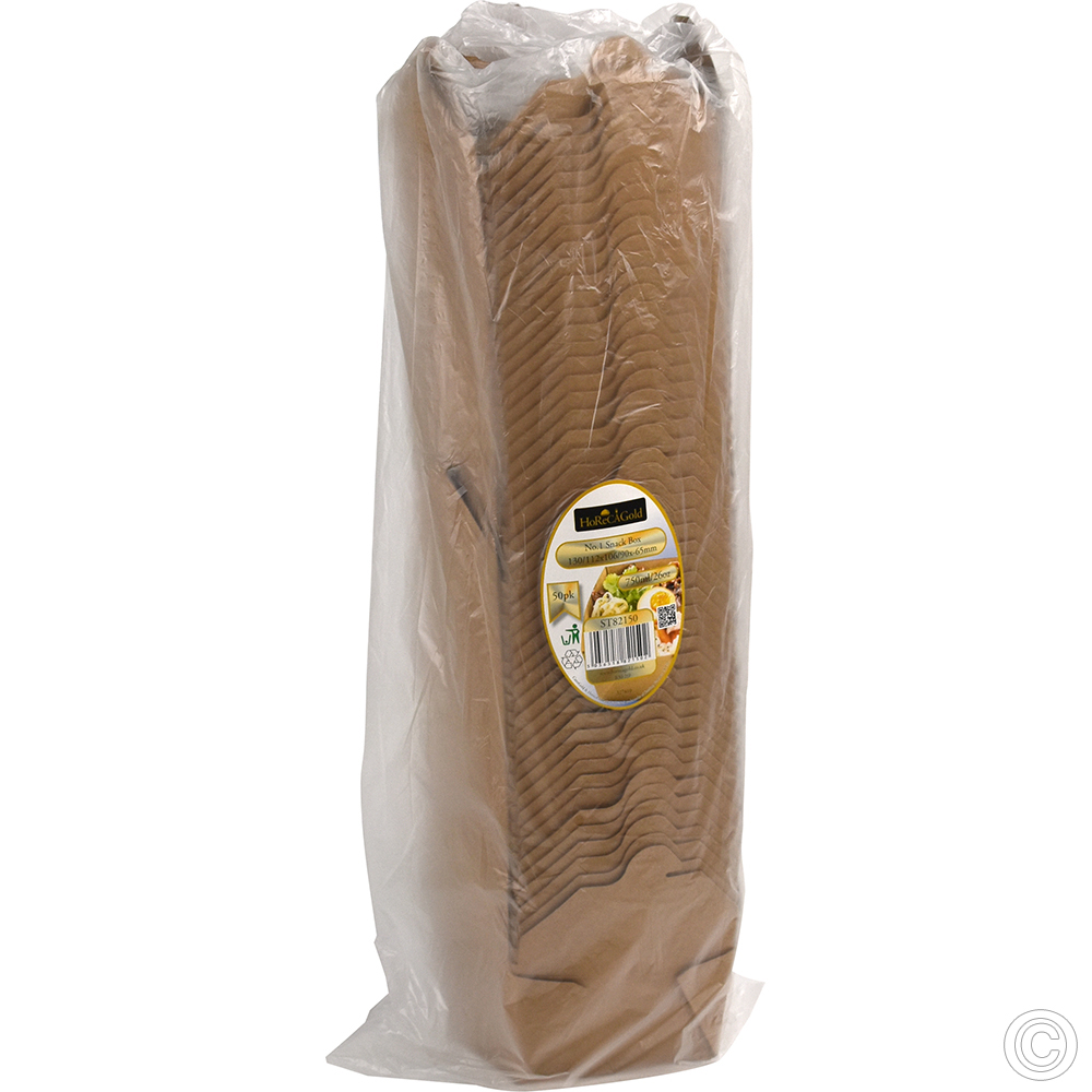 No.1 Kraft Snack Box 750ml/26oz 50 Pack