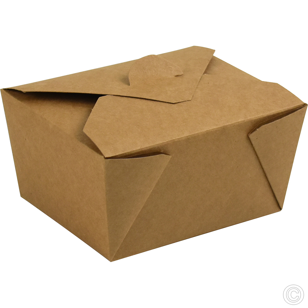 No.1 Kraft Snack Box 750ml/26oz 50 Pack