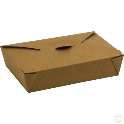 No.2 Kraft Snack Box Brown 1450ml/51oz 50 Pack