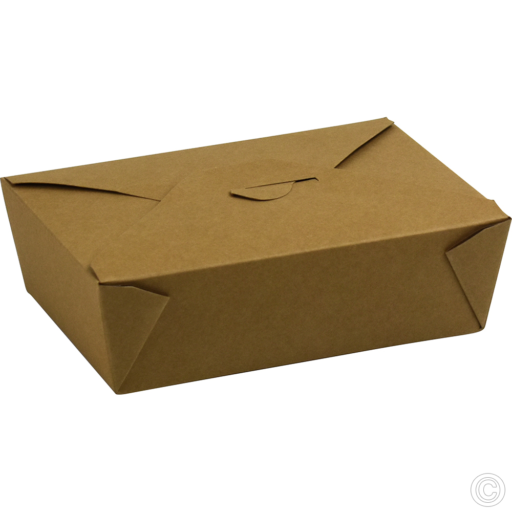No.3 Kraft Snack Box Brown 2000ml/70oz 50 Pack