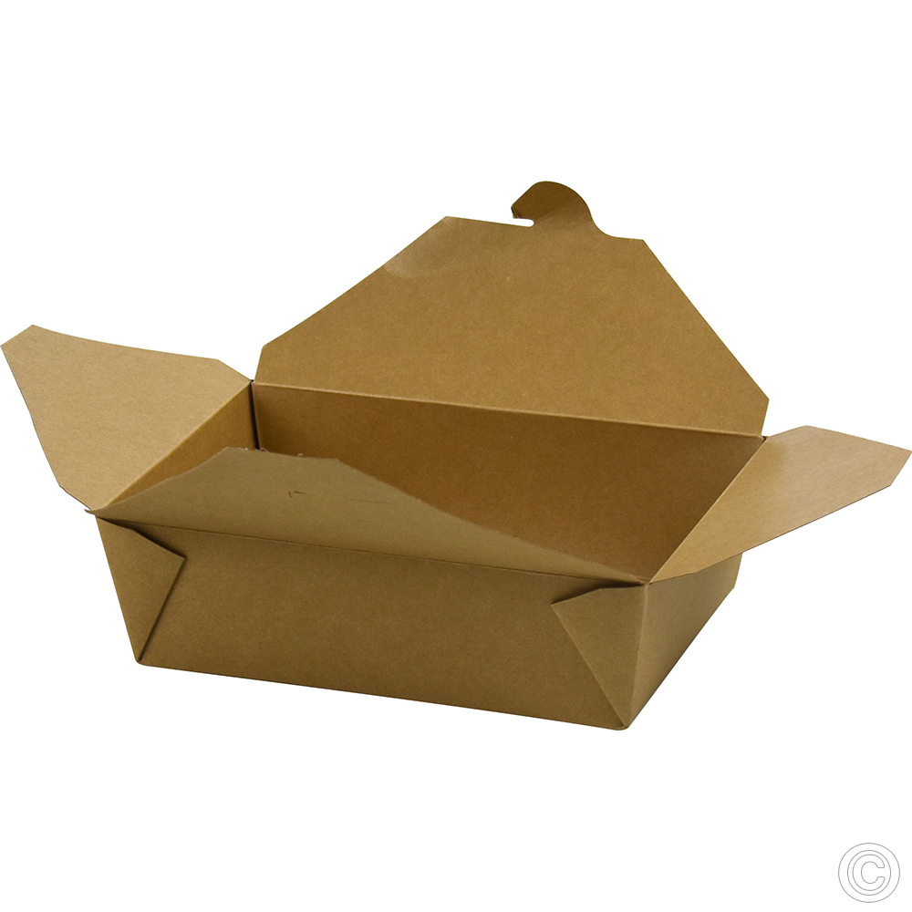 No.3 Kraft Snack Box Brown 2000ml/70oz 50 Pack image