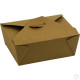 No.8 Kraft Snack Box Brown 1400ml/49oz 50 Pack Kraft Food Containers image