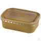 Recyclable Microwavable Kraft Food Container With PET Lid Rectangle 650ml (23oz) 25 Pack image
