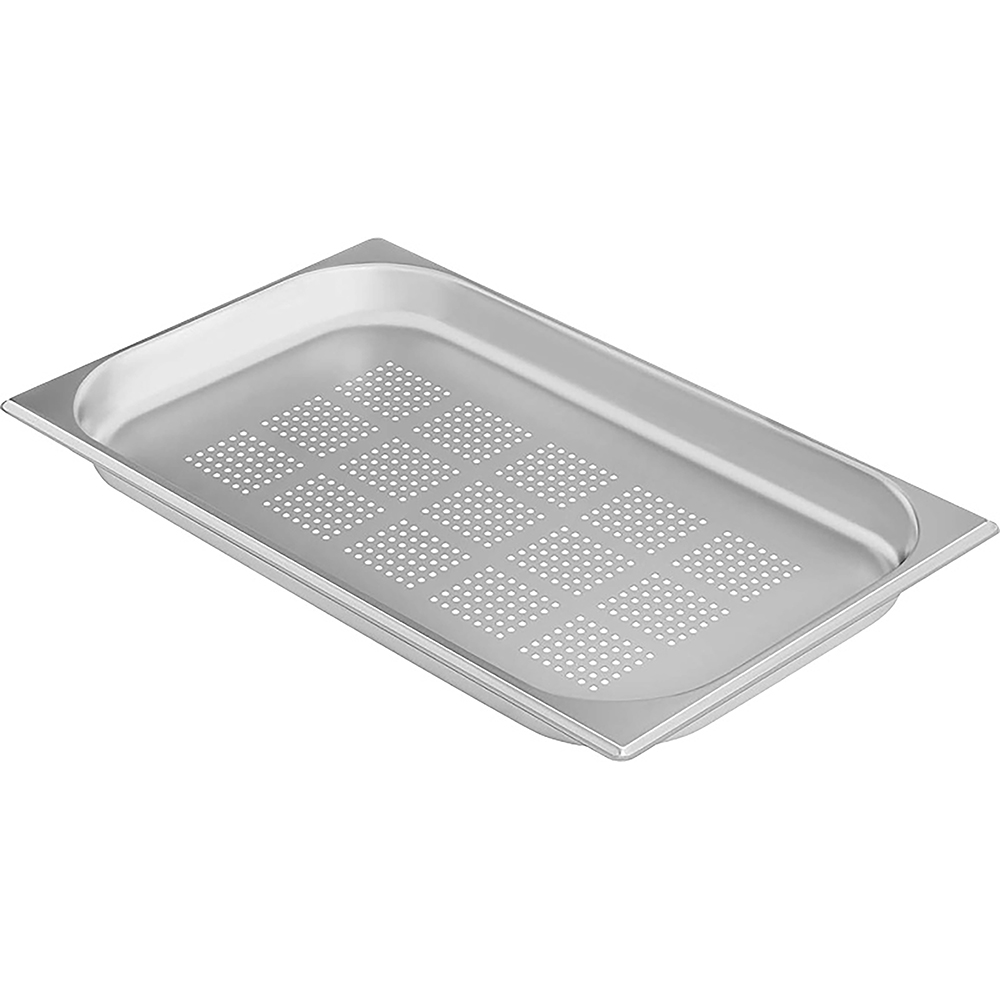 Stainless Steel Gastronorm Perforated 1/1 40mm Deep