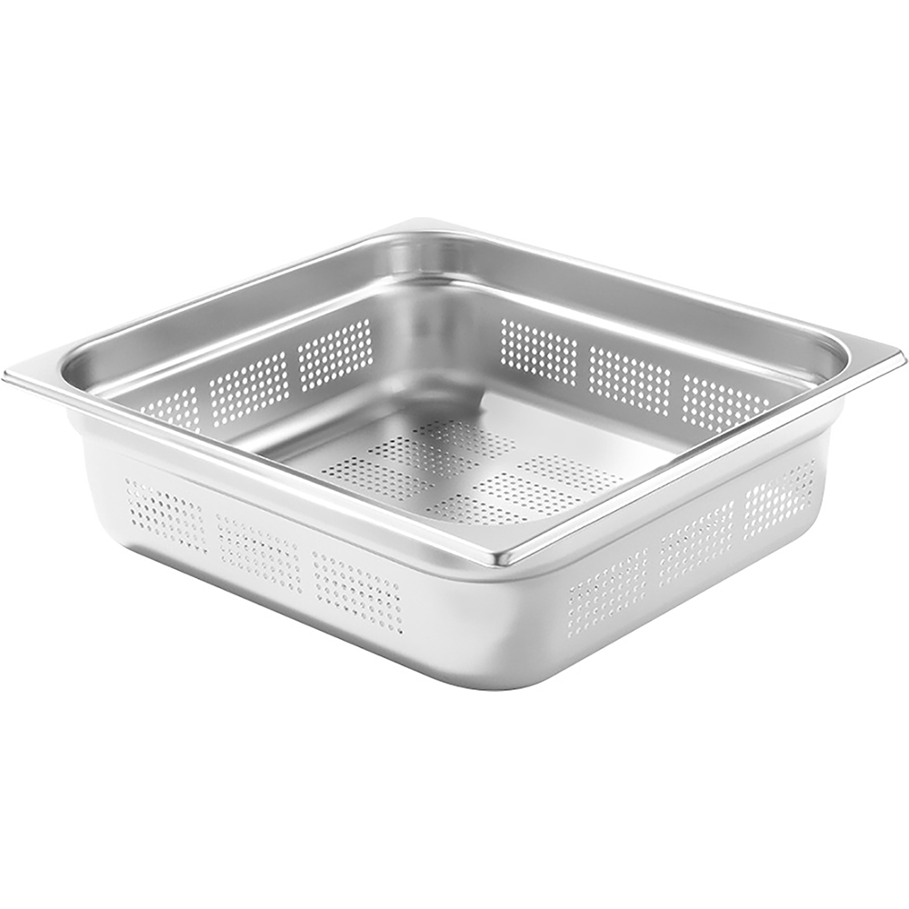 Stainless Steel Gastronorm Perforated 1/2 65mm Deep