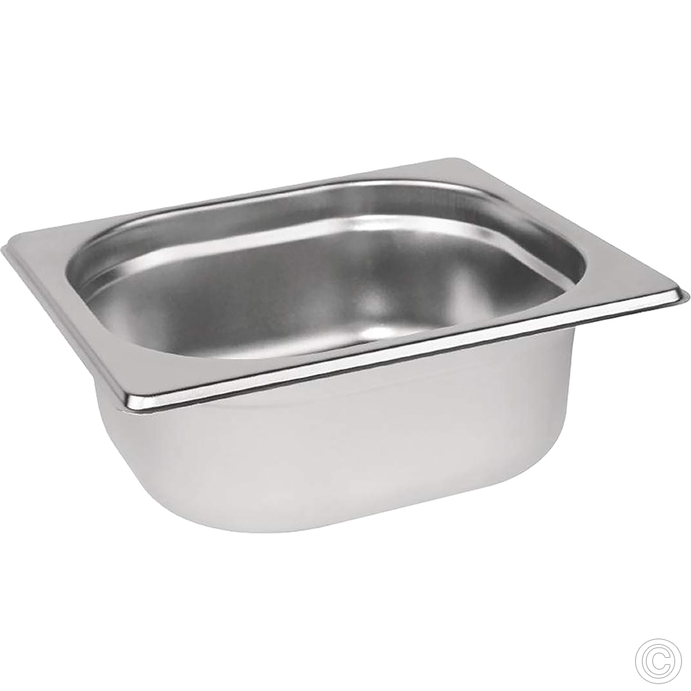 Stainless Steel Gastronorm 1/6 65mm Deep