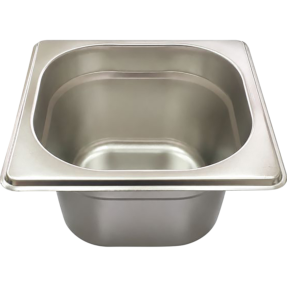 Stainless Steel Gastronorm 1/6 100mm Deep