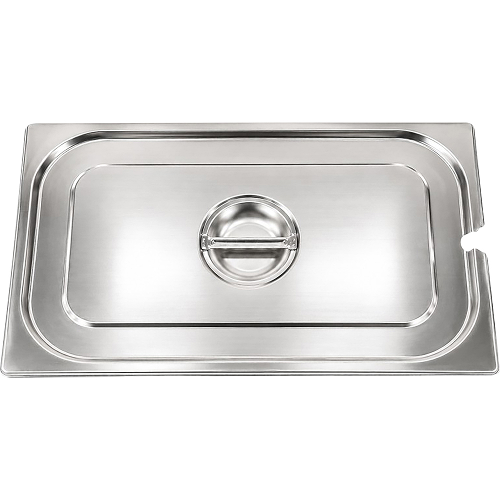 Stainless Steel Gastronorm Cover Notched 1/1 325mm