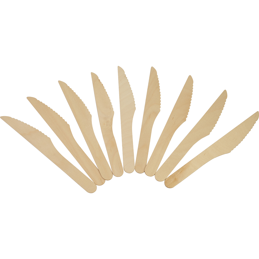 Compostable Wooden Knife 50 Pack