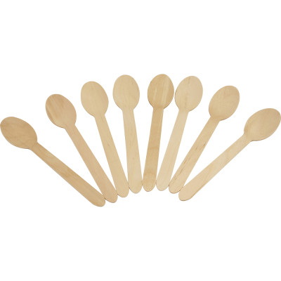Compostable Wooden Spoon 50 Pack