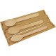 Compostable Wooden Dessert Spoon (Wrapped) 100 Pack Cutlery image