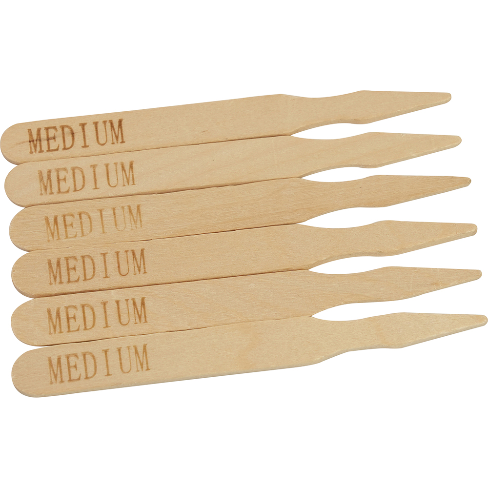 Compostable Wooden Steak Marker 90mm Medium 100 Pack Wooden Serveware image