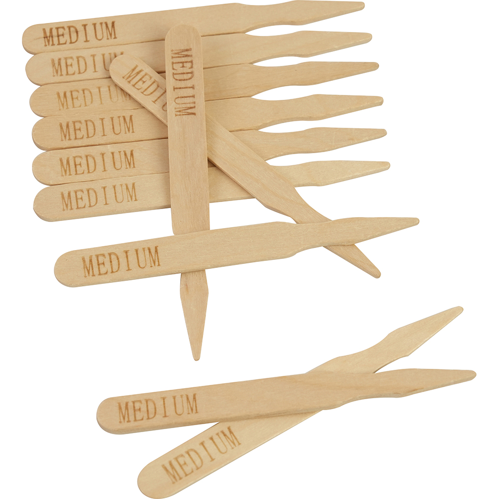 Compostable Wooden Steak Marker 90mm Medium 100 Pack Wooden Serveware image