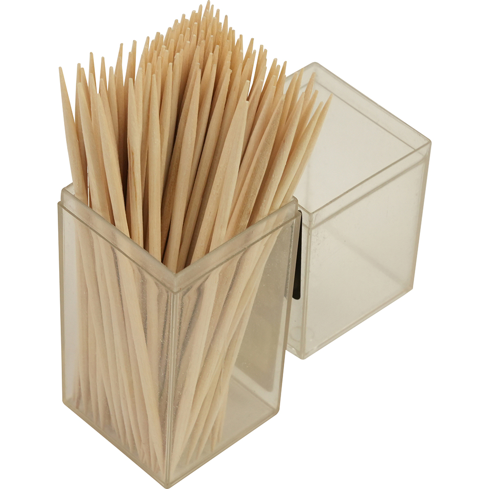 Compostable Wooden Cocktail StickP/Point (Tub 4x12) 100 Pack