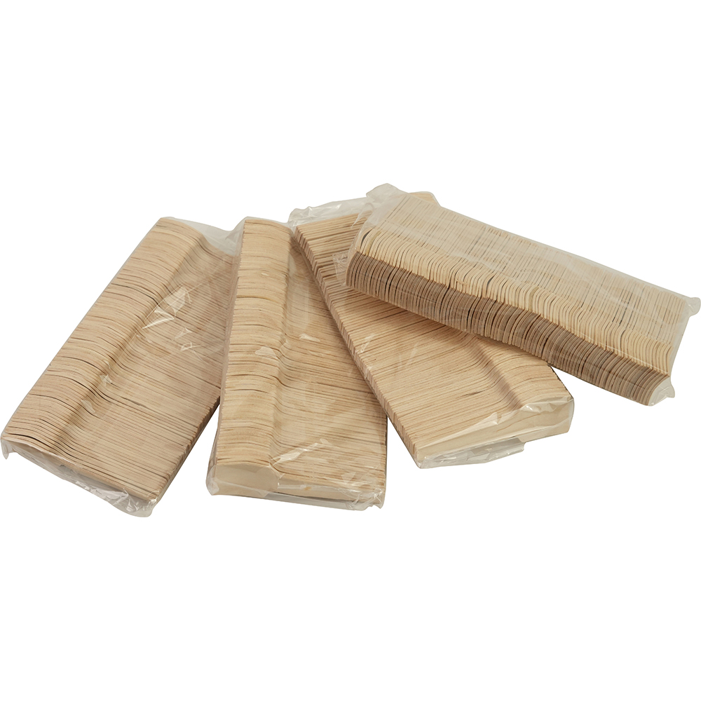 Compostable Wooden Ice Cream Spoons 1000 Pack image