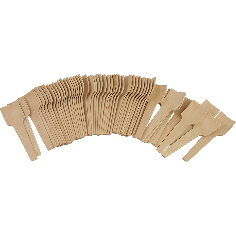 Compostable Wooden Ice Cream Spoons 1000 Pack image