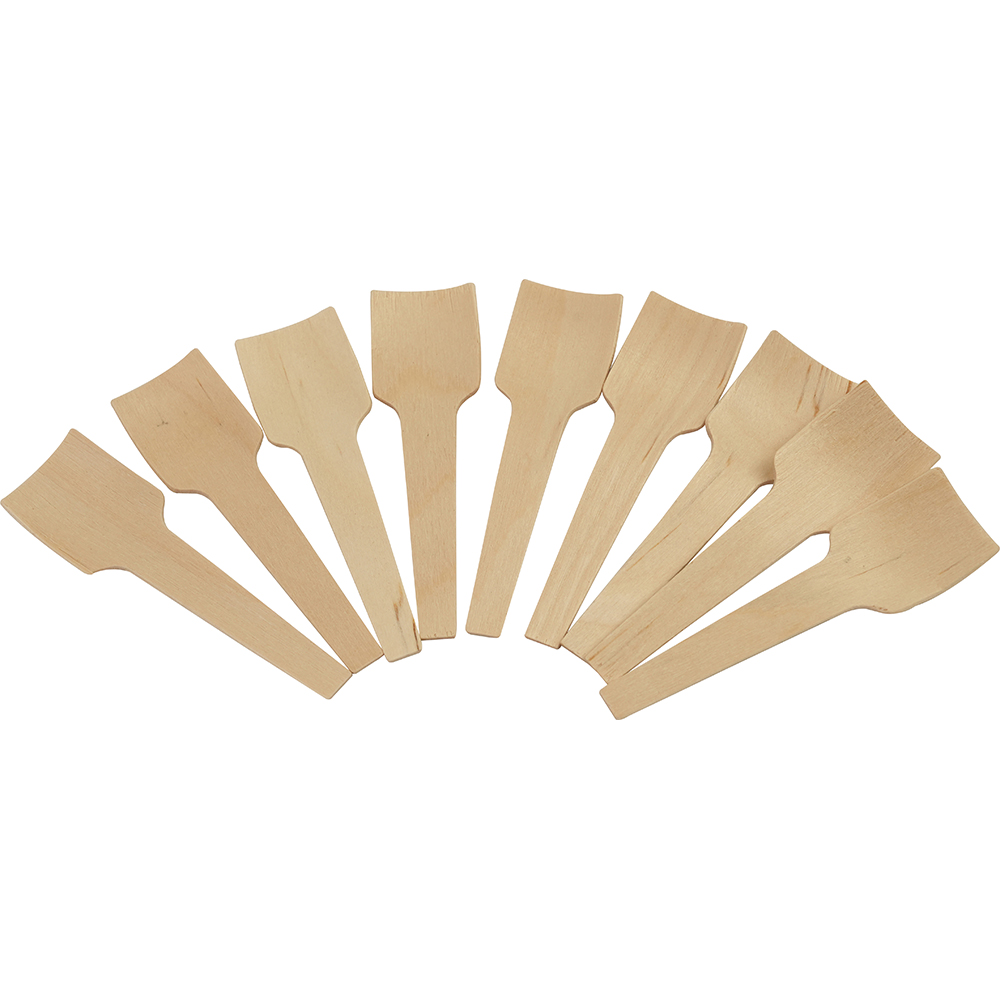 Compostable Wooden Ice Cream Spoons 1000 Pack image