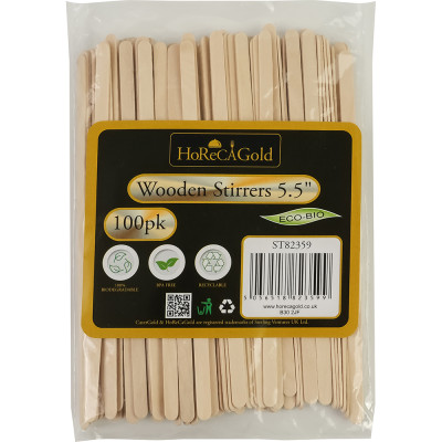 Compostable Wooden Stirrer 5.5